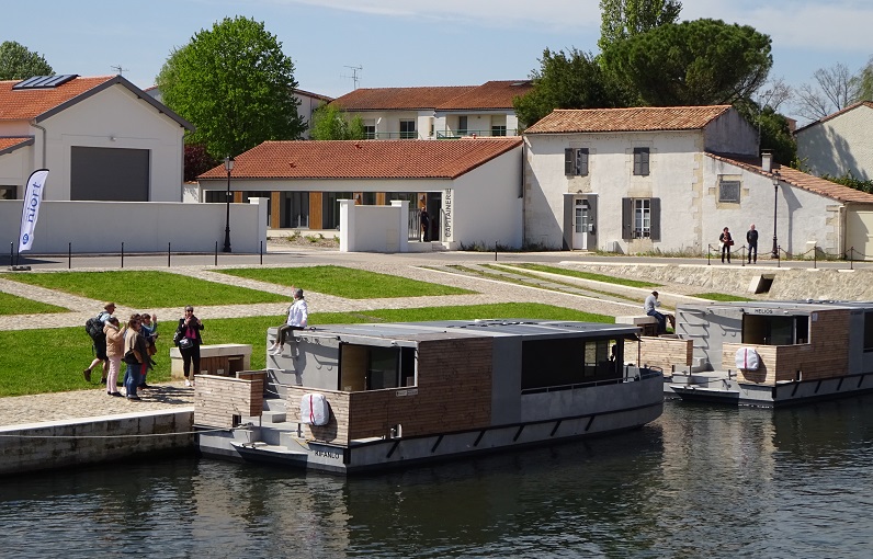 Inauguration des bateaux habitables électriques