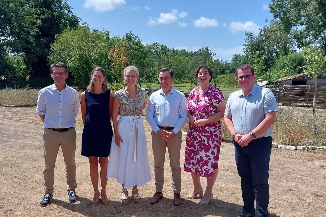 Réunion Présidente et vice-Présidents de l'IIBSN avec les 3 Présidents de départements