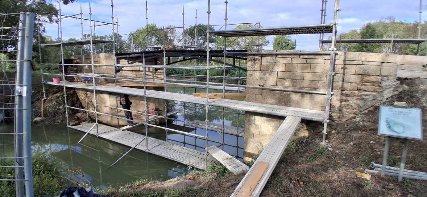 R&eacute;novation de la Passerelle de Vina