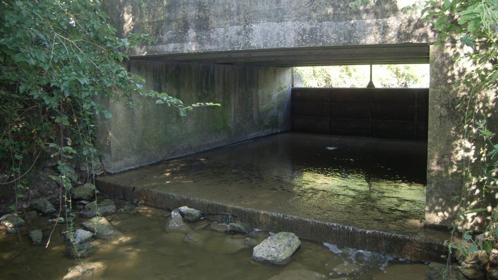 Ouvrage hydraulique sur la Guirande à Aiffres