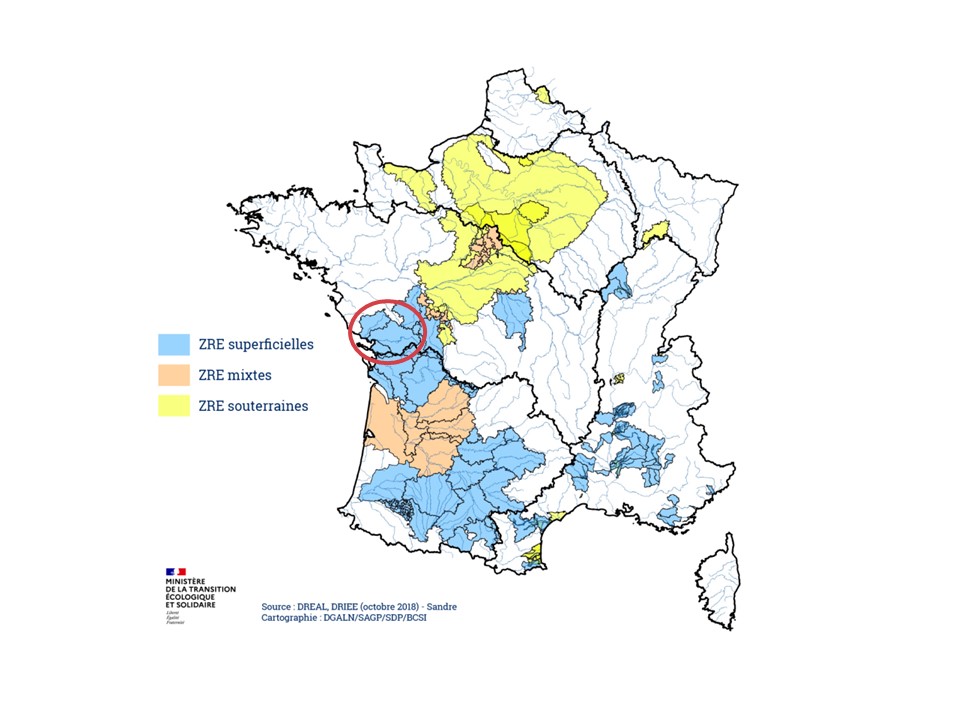 Les Zones de Répartition des Eaux