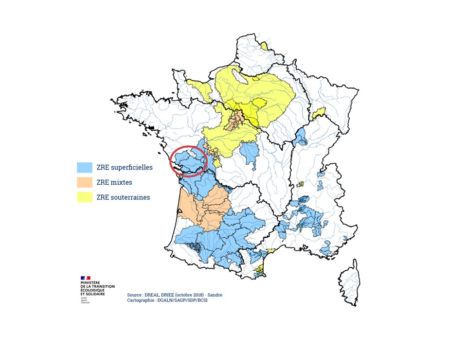 Les Zones de Répartition des Eaux