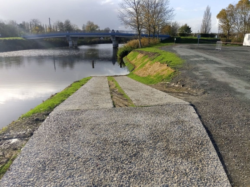 Une nouvelle cale de mise à l'eau à L'Ile d'Elle