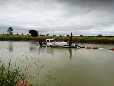 Reprise du d&eacute;senvasement du Canal maritime