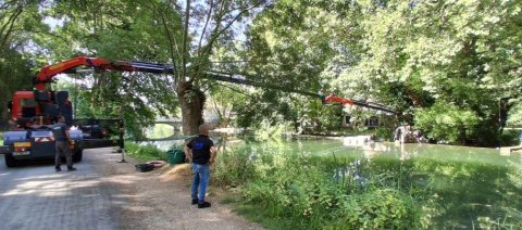 Restauration du clapet de La Roussille