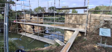 R&eacute;novation de la Passerelle de Vina