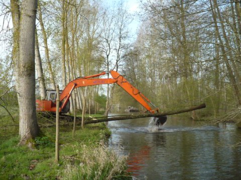 Intervention dune pelle à La Garette