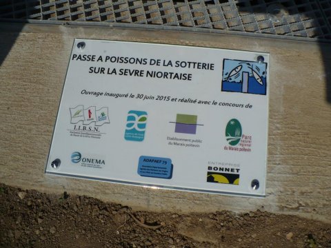 Inauguration de la passe à poissons de la Sotterie le 30 juin 2015