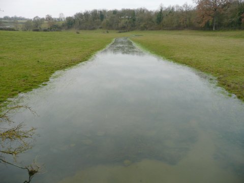 Remontée de nappes à Bougon au lieu dit la Fosse ronde (79)